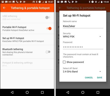 Android portable hotspot instellen 2 Android portable hotspot instellen 2