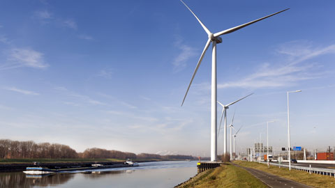 Greenchoice windmolens Hartelkanaal