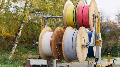 glasvezel kabel aanleggen