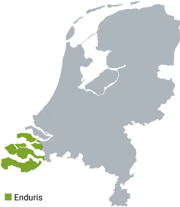 Enduris werkgebied gas Enduris werkgebied gas