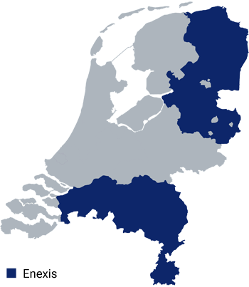 Enexis werkgebied elektriciteit Enexis werkgebied elektriciteit