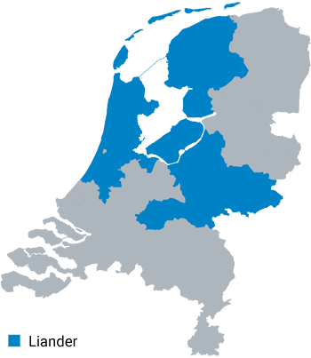 Liander werkgebied elektriciteit Liander werkgebied elektriciteit