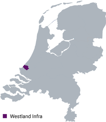 Westland Infra werkgebied gas Westland Infra werkgebied gas